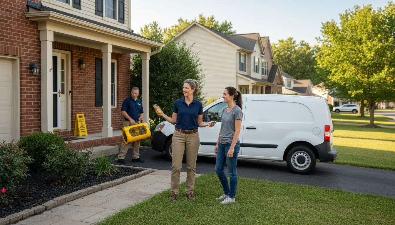 Water restoration image for Home Water Damage Repair in Carthage, IN
